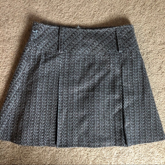 Vintage 90s tweed pleated skirt - Picture 2 of 4